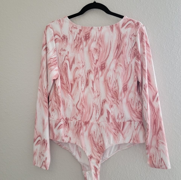 Jenni Long Sleeve Square Neck Bodysuit Size 1X - Picture 3 of 4